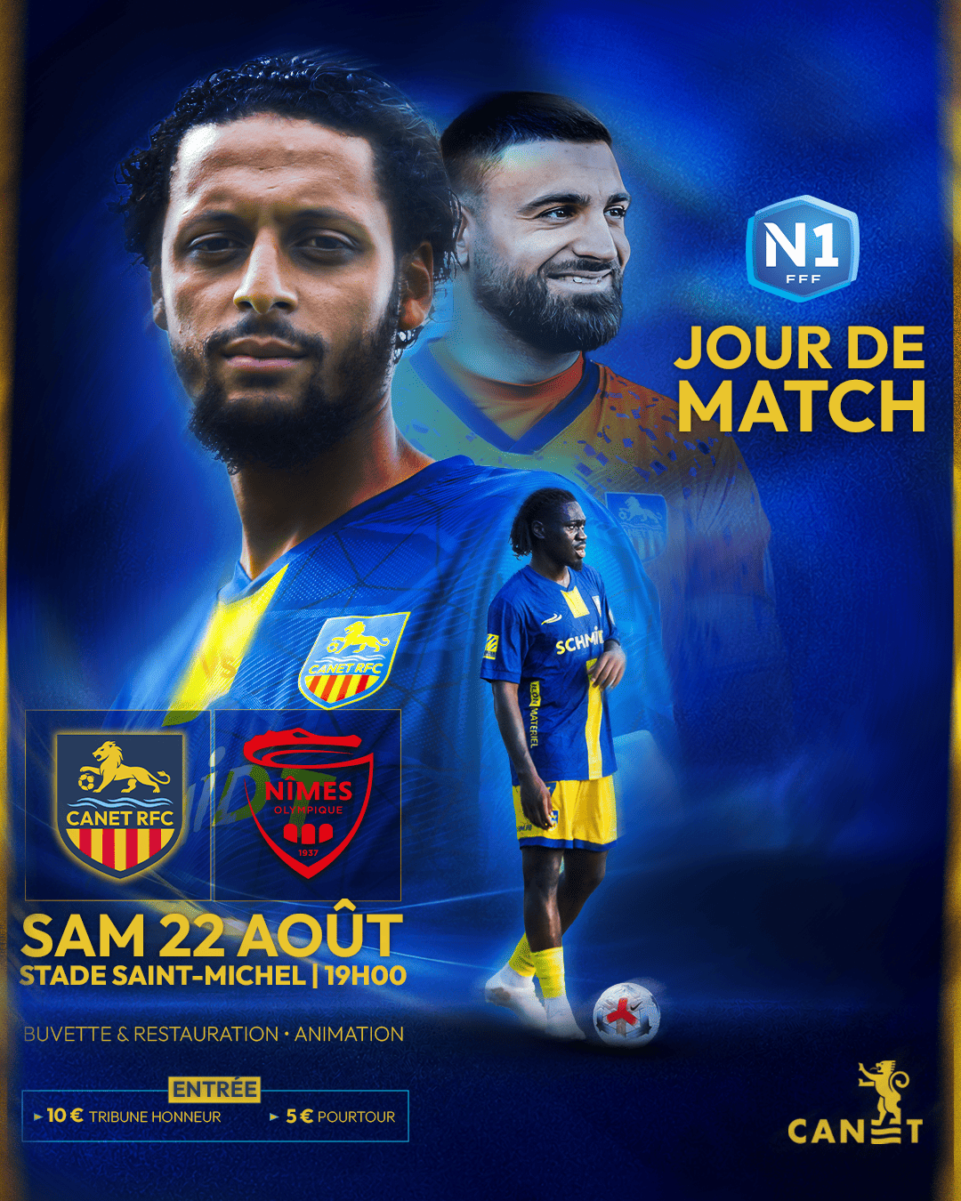 affiche canet agde